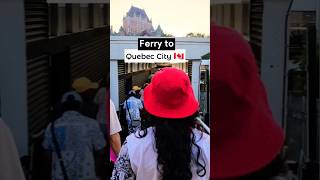 Quebec City beauty amp the ferry experience shorts youtubeshorts beautiful travel quebec [upl. by Towney819]