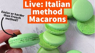 Macaron live Italian method [upl. by Siegfried290]