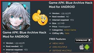 Blue Archive Mod APK  Unlimited Damage Defense amp Unlocked Everything Android  iOS [upl. by Paviour540]