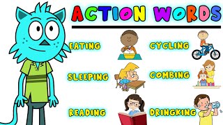 🎶 Action Songs for Kids  💥 Learn Action Verbs  🎓 Fun Educational Song for Children 🎉 [upl. by Olympium]