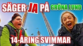 SÄGER JA PÅ GRÖNA LUND  14åring svimmar 😱 [upl. by Nikolaos397]