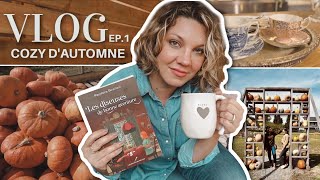 VLOG COZY DAUTOMNE 🍂 Ep1 🍂  La magie des petites choses ✨ lecture  cuisine activité dautomne [upl. by Reifinnej]