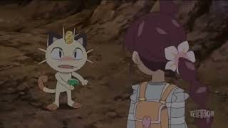 Meowth blushing over Chloe in Pokemon Journeys ENGLISH DUBBED HD [upl. by Ger615]