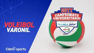 CUTT  Voleibol Varonil  UAX vs TEC MTY en vivo  Jornada 20 [upl. by Harms]