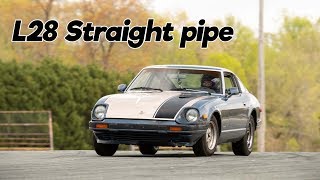 280zx L28 Straight Pipe [upl. by Bollen]