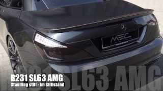 MEC Design Mercedes R231 SL63 AMG Exhaust  Apocalypse Sound Version [upl. by Cherida171]