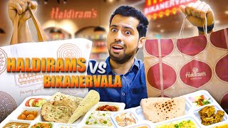 Haldirams vs Bikanervala Thali Taste Test  Honest Review  cravingsandcaloriesvlogs [upl. by Dalston264]