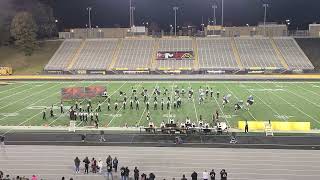 Oakdale High School Marching Band at MMBA State Championships at Towson University on 11224 [upl. by Lebam]