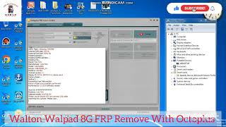 Walton Walpad 8G pin Pattern FRP Remove With Octoplus FRP TOOL [upl. by Yvehc]