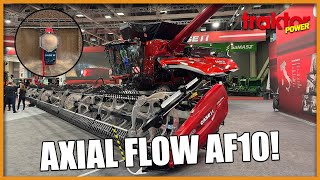 STÖRSTA TRÖSKAN MED SINGELROTOR – Case IH Axial Flow AF10 [upl. by Selwin]