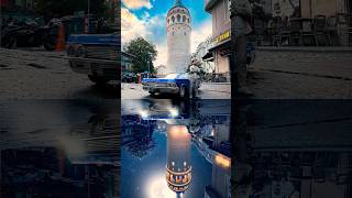 DAY AND NIGHT Reflection photo idea Impala and Galata Tower❤️‍🔥😎 [upl. by Htnamas]