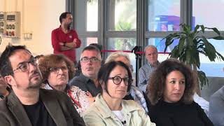 Acte al Tinglado 1 del Port de Tarragona amb Oriol Junqueras i membres MD Aquí una de les respostes [upl. by Haidabo]