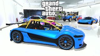 WJAZD NA GARAŻ HOGATY W GTA 5 Online quot200 lvl SPECIAL  SAMOCHODY I MOTOCYKLEquot 01 PLPC [upl. by Erna]