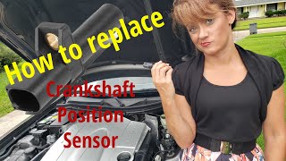 Replace Crankshaft Position Sensor CPS Mercedes  Chrysler Crossfire [upl. by Elvina33]