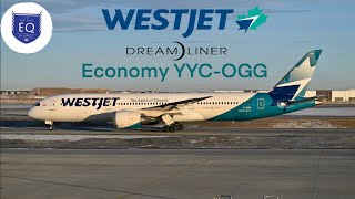 Westjet Flagship 7879 Dreamliner Economy Class Trip Report Calgary YYC to Maui OGG [upl. by Hsirahc]