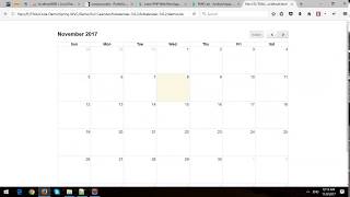 Using FullCalendar in Spring MVC Framework and Hibernate [upl. by Gombach31]