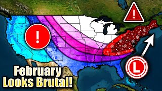 February Looks Brutal  Long Range Outlook [upl. by Anivel360]