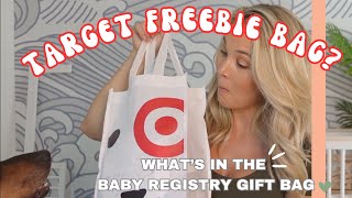 Whats In The FREE Target Baby Registry Gift Bag [upl. by Evers]