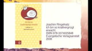 Buchtipp ICH BIN SO KNALLVERGNÜGT ERWACHT von Joachim Ringelnatz [upl. by Aneehc]