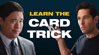 AntMan amp Jimmy Woo Card Trick Taught by a REAL MAGICIAN [upl. by Klepac]