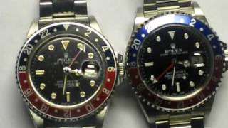 Rolex GMT Master II Compared 16760 Fat Lady amp 16710 Watches  Rolex Watch [upl. by Lertnom]