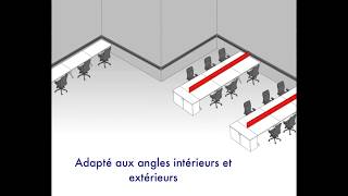 SH1 goulotte électrique pour bureau [upl. by Stalker]