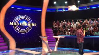 Who Wants To Be A Millionaire behind the scenes Warm Up [upl. by Harrow602]