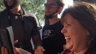 Beth Grove Embarrassing Christians at Speakers Corner [upl. by Cyb]