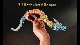 Tutorial Chinese Dragon  3D Printed [upl. by Mihsah]