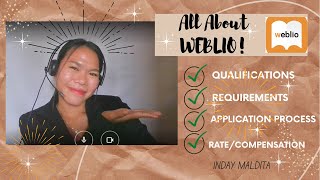 HIRING WEBLIO EIKAIWA TUTOR II QUALIFICATIONS II REQUIREMENTS II APPLICATION PROCESS II RATE [upl. by Nataline462]