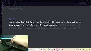 Day 2 of practicing for 200 WPM [upl. by Adnilim]
