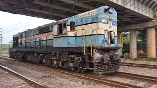 VERY RARE TO SEE NOWADAYS LIGHT ALCO MOVING TOWARDS DURG MOTIBAGH NAGPUR WDG3A INDIAN RAILWAYS [upl. by Derward348]