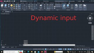 Dynamic input  AutoCAD Tutorial [upl. by Templeton854]