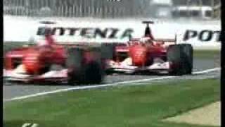 Barrichello wins by 0011 seconds  Indianapolis 2002 [upl. by Vallonia]