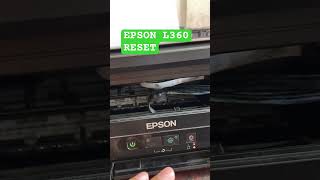 HOW TO RESET EPSON L360  GJR Printer Repair [upl. by Macilroy]