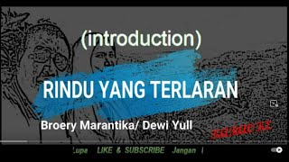 14280 RINDU YANG TERLARANG Broery Marantika Dewi Yull KARAOKE [upl. by Virendra]