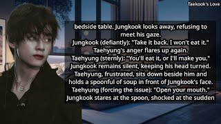 TaekookVkook Oneshot 12  Touched by Beast  Top Tae [upl. by Neemsaj408]