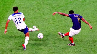 Aurélien Tchouaméni vs England WC 2022  What the Goal [upl. by Ahsetan]