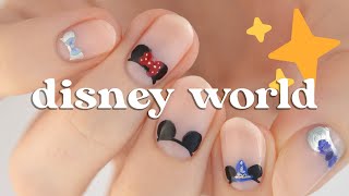 Cute Nail Art 2024 🏰 Fun amp Easy Disney World Nail Art Designs [upl. by Mellins]