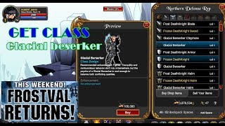 AQW Get Glacial Berserker Class FREE Version FROSTVAL RETURNS [upl. by Shurlocke984]