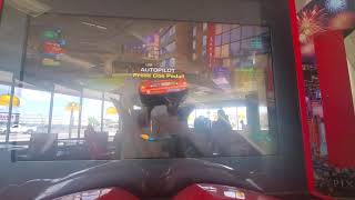 Chuck E Cheeses Arcade Disney Pixar Lighting McQueen Game [upl. by Latsyrhk]