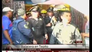 BALACERA EN TEPITO MILENIO TV JORGE BECERRIL [upl. by Strickland]