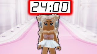 I PLAYED Dress to Impress for 24 HOURS [upl. by Yerd]