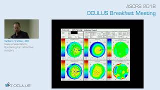 William Trattler MD The OCULUS Pentacam®  Case Presentations Screening for Refractive Surgery [upl. by Yeldud]