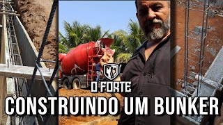 ABRIGO SECRETO  BUNKER construção passoapasso  Fundação [upl. by Fem]