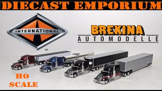 187 HO Scale Brekina 2010 International LoneStar Trucks [upl. by Albemarle359]