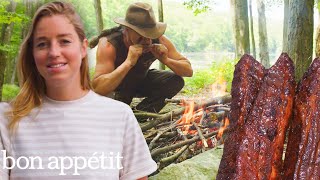 Pro Chef Tries Survival Cooking for the First Time  Bon Appétit [upl. by Orferd]