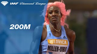 Shaunae MillerUibo bests a world class 200m field in Monaco  IAAF Diamond League 2019 [upl. by Letch360]