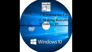 Create ISO File amp Make Bootable Windows DVD [upl. by Mochun]