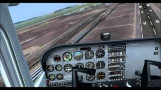 KOAK FSX Photo Real Scenery S Turn Landing [upl. by Elwood]